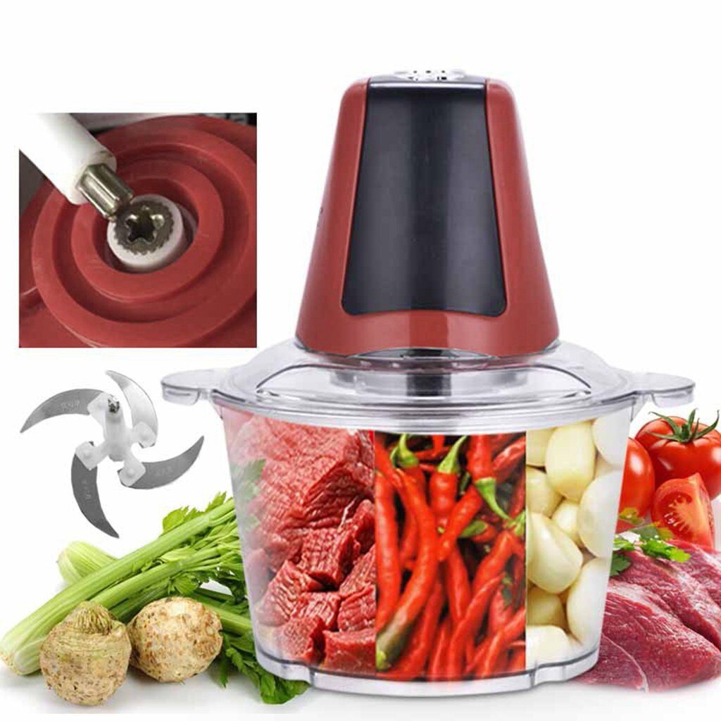 4 # Elektrische Blender Voedsel Chopper Vleesmolen Huishoudelijke Processor Machine Keuken Elektrische Chopper Shredder Vlees Slijpmachines Кухню