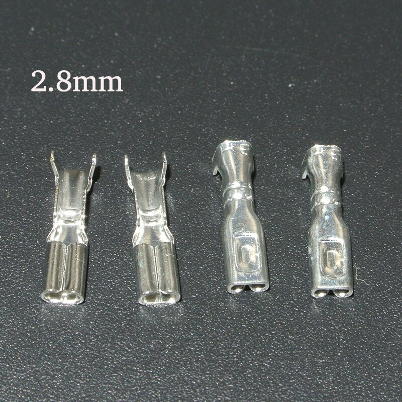 Conectores de cable hembra/macho: 50pcs 2.8mm female