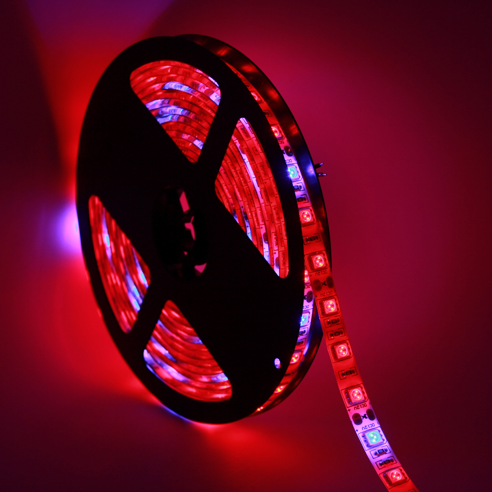 12 v 5050Led plantengroei zacht licht strip 60 LED/meter rood en blauw