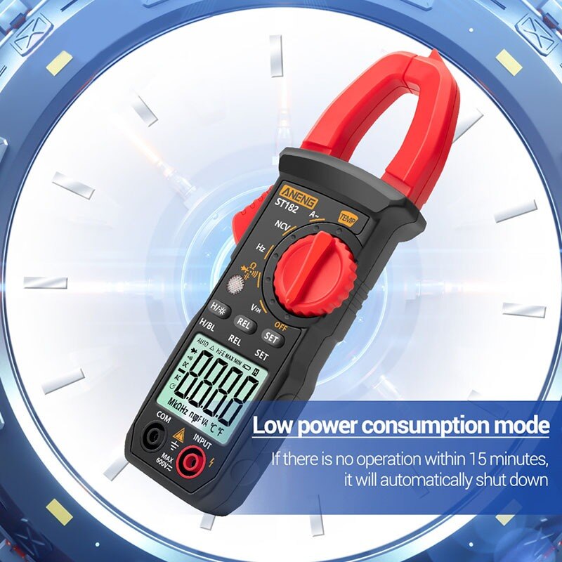 Current Clamp Tester Multimeter Digital Tester Digital Ammeter Current Tester Capacitance Meter High Precision Automotive Tester