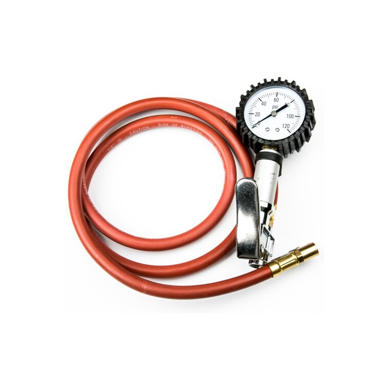 master pressure tire inflator gauge with 300cm rubber hose