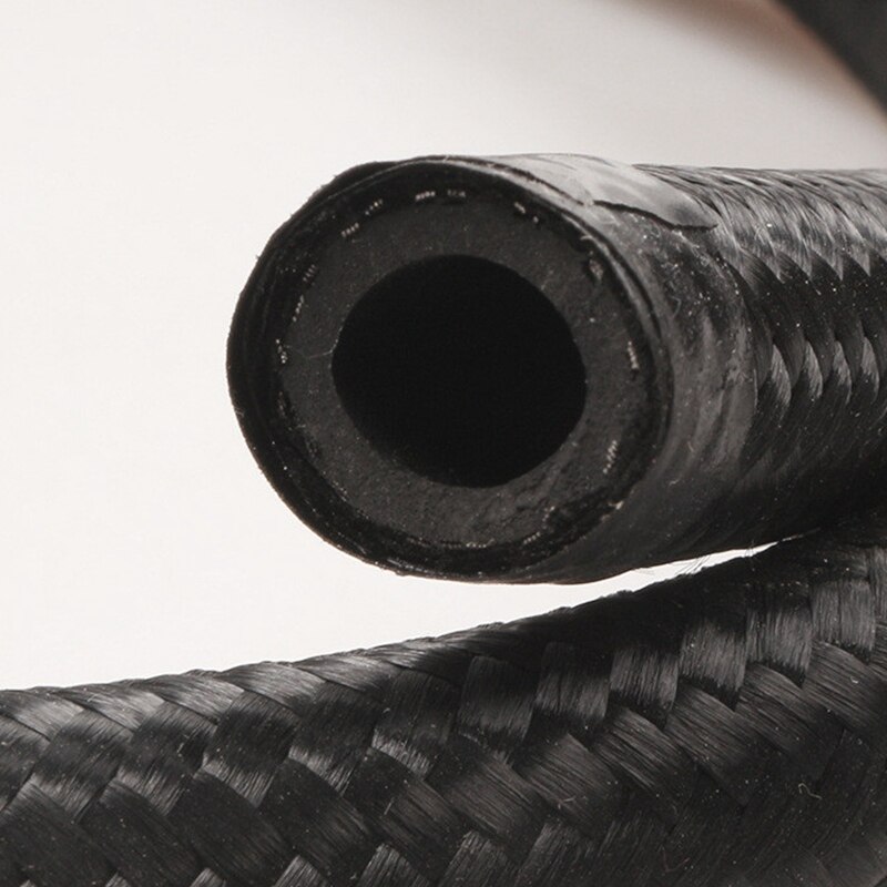1 Meter Braided Oil Line Fuel Hose Oil Gasoline Brake Line Hose Nylon Fuel line Hose AN4 AN6 AN8 AN10 AN12