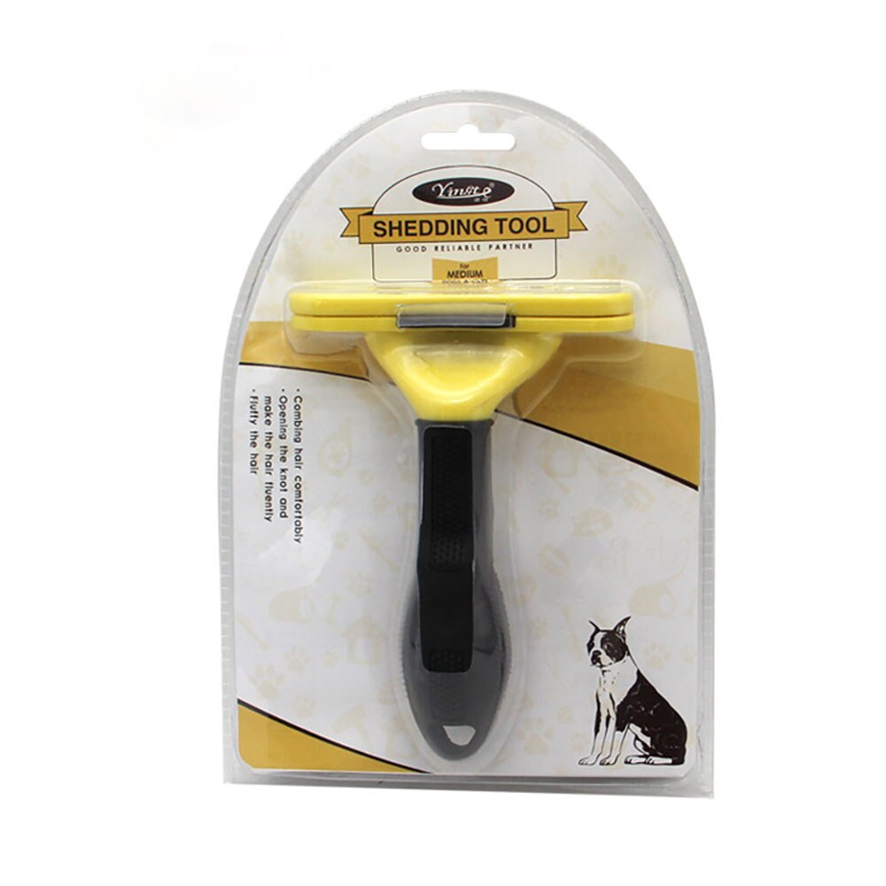Dog Hair Removal Brush Combs Soft Handle Pet Trimmer Product Grooming Tools Supply Detachable Clipper Attachment