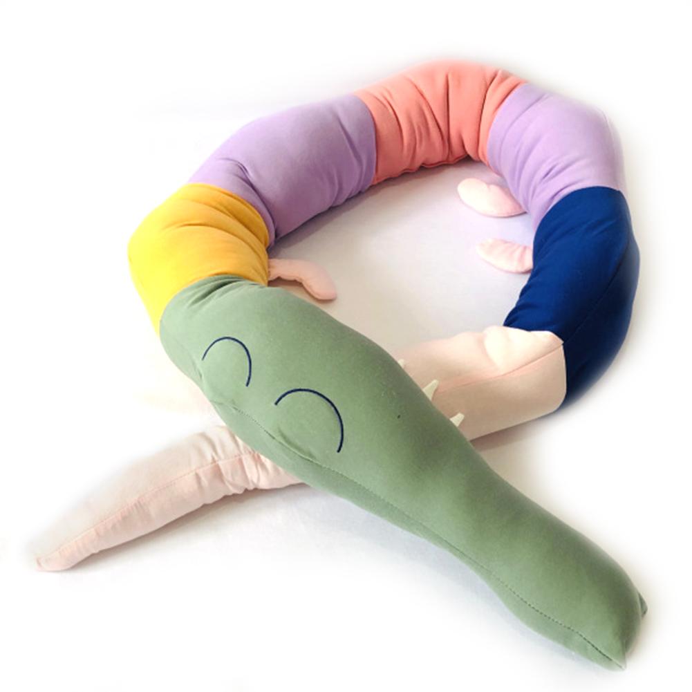 Parachoques para cama de cuna de bebé, felpa de cocodrilo de 185cm, almohadas largas, decoración para habitación de niños, almohada de protección, juguetes de valla para recién nacidos