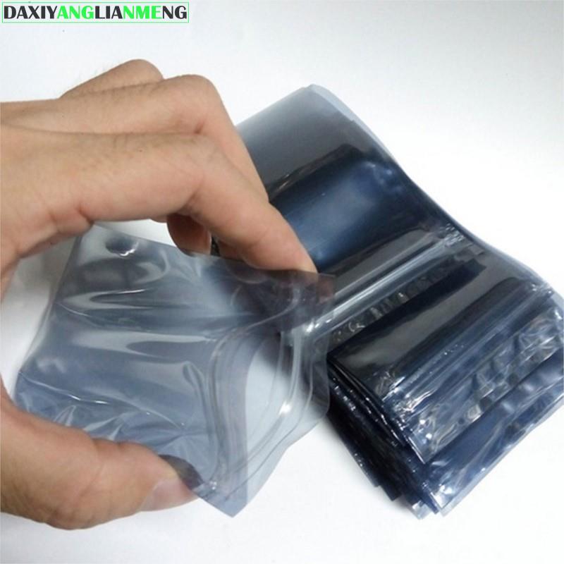 100pcs Anti Static Shielding Zip Lock Bag Resealable ESD Anti-static Instrument Chip Electronic Accessories Battery USB Pouches