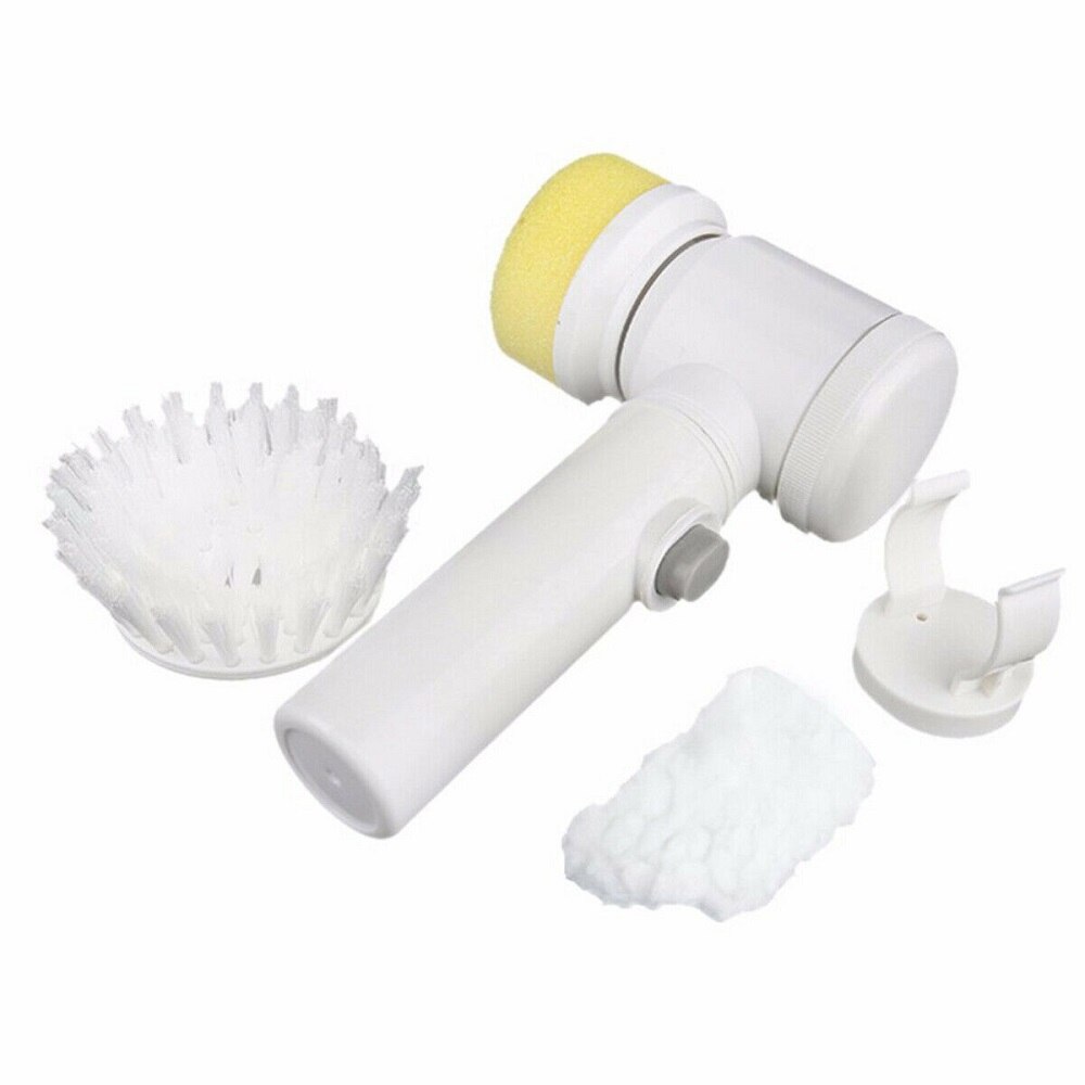 Cepillo de limpieza eléctrica de mano para baño y bañera, trapos de limpieza de cocina, herramientas de limpieza del hogar: 1set