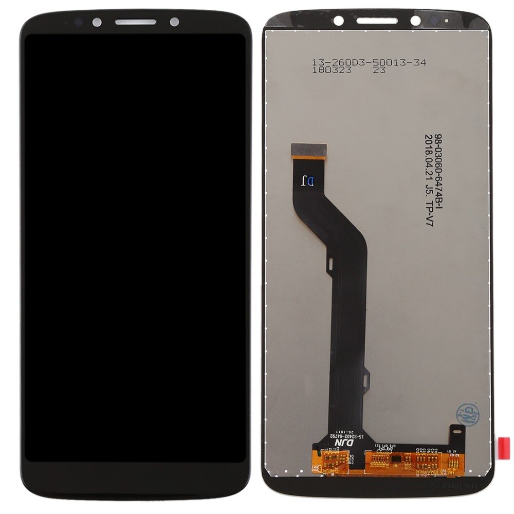 LCD Sostituito Dello Schermo per Motorola E5 Più XT1924 Schermo LCD tocco schermo Digitizer assemblaggio per Moto E5più XT1924-1 XT1924-2-3: nero
