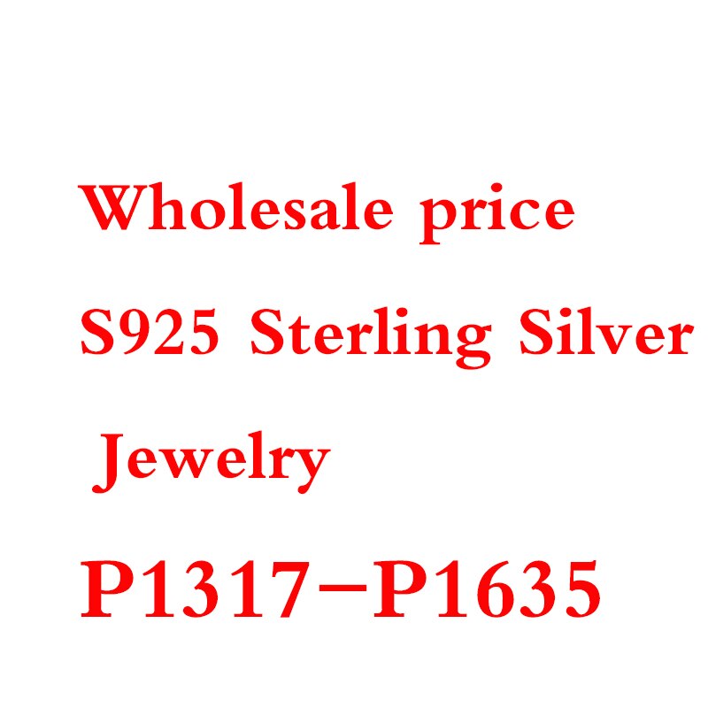 Price S925 Sterling Silver Silver Jewelry P1317-P1635