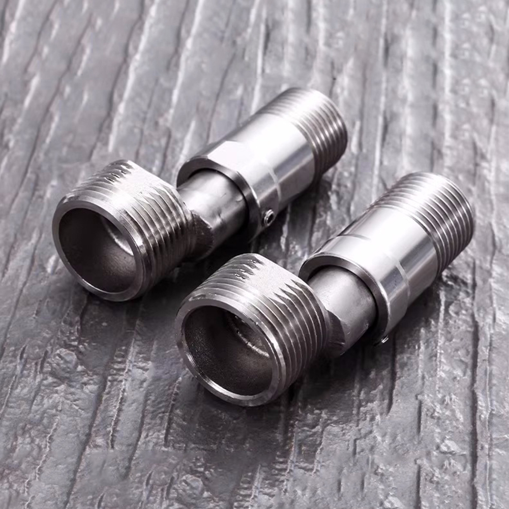 Adaptador de canto excêntrico, torneira ajustável angular, pé curvo, estilo curto ou longo, cozinha e banheiro, 360 graus