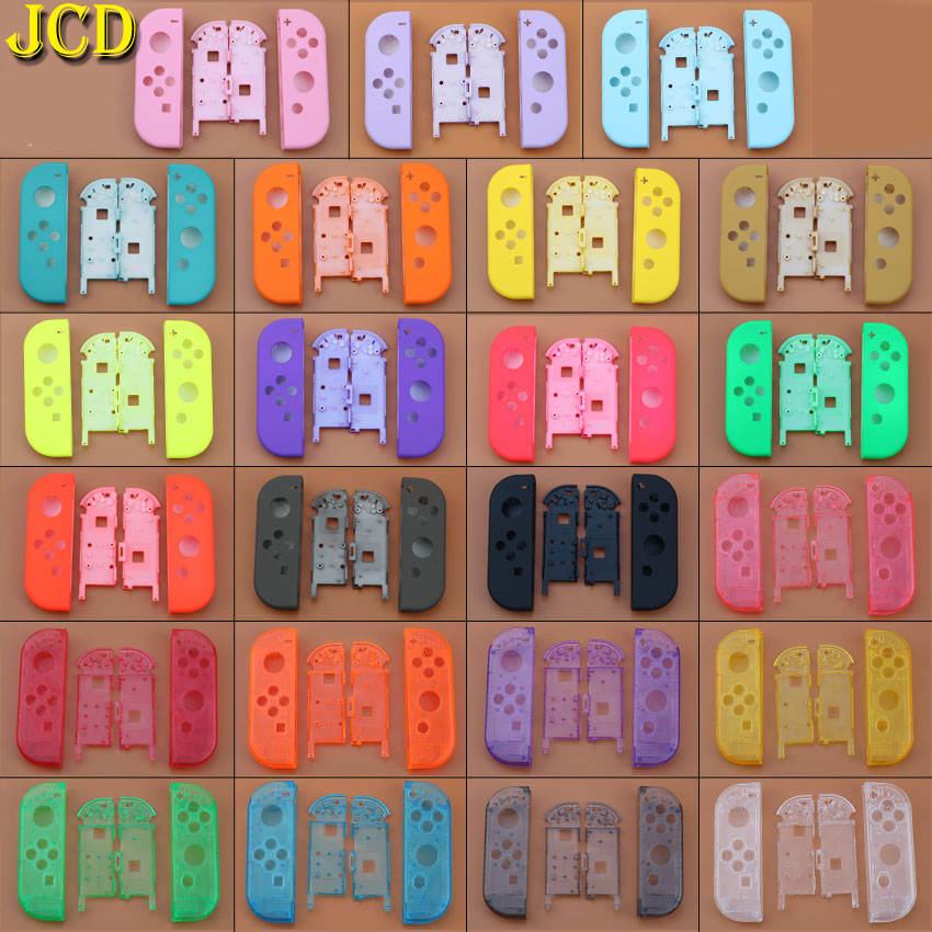 JCD-carcasa de repuesto para Joy-Con de Nintendo Switch, 1 unidad, 23 colores