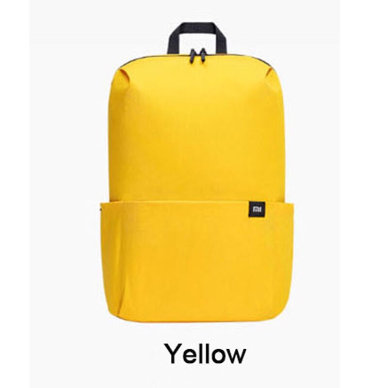 Xiaomi-mochila Original Mi10L impermeable para hombre y mujer, bolsa pequeña deportiva colorida para el pecho, unisex, para viaje y camping: 15L Yellow