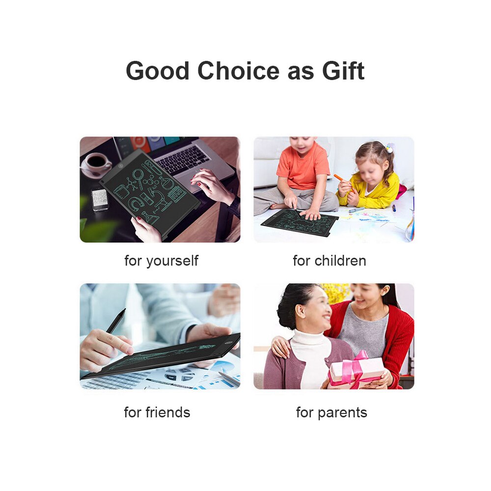 8.5 Inch LCD Drawing Tablet Portable Digital Pad Writing Notepad Electronic Graphic Board Notes Reminder Font Bold with Pen