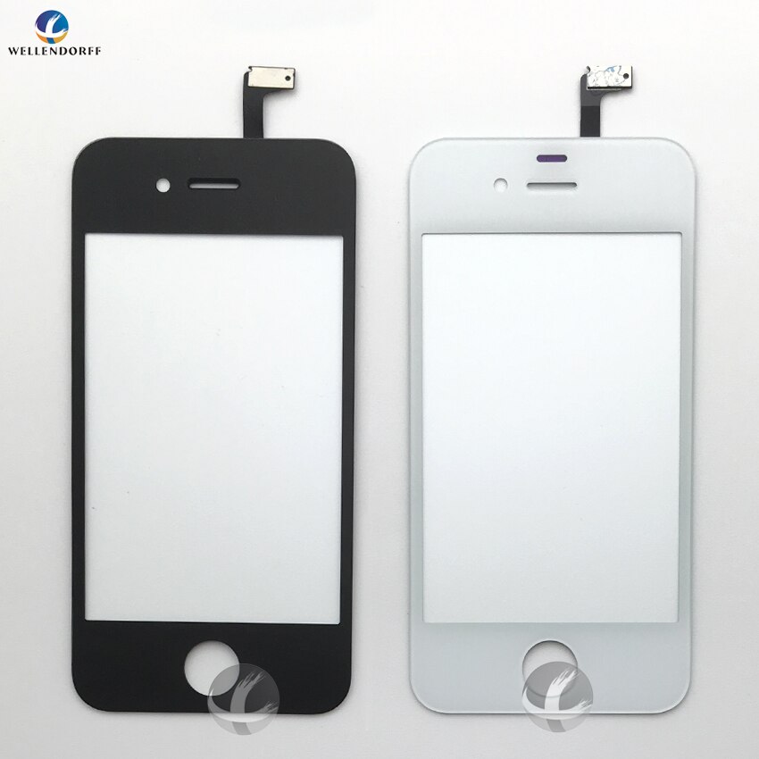 For iPhone 4 4S Front Touch Screen Digitizer Glass Panel Sensor Replacement AAA 100% Tested