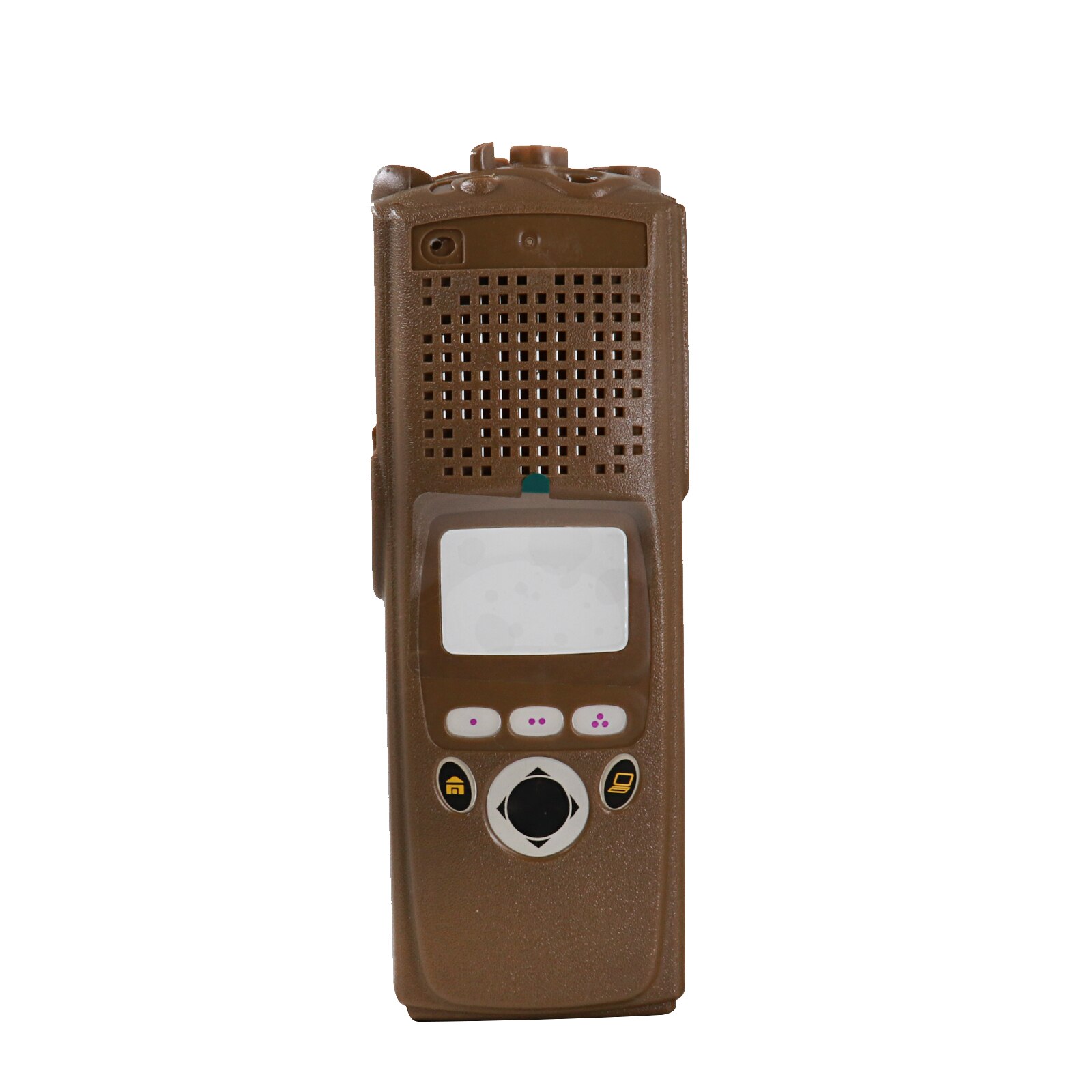 Vbll colorido substituição habitação caso capa para motorola xts5000 modelo ii 2 rádio: Earth Brown