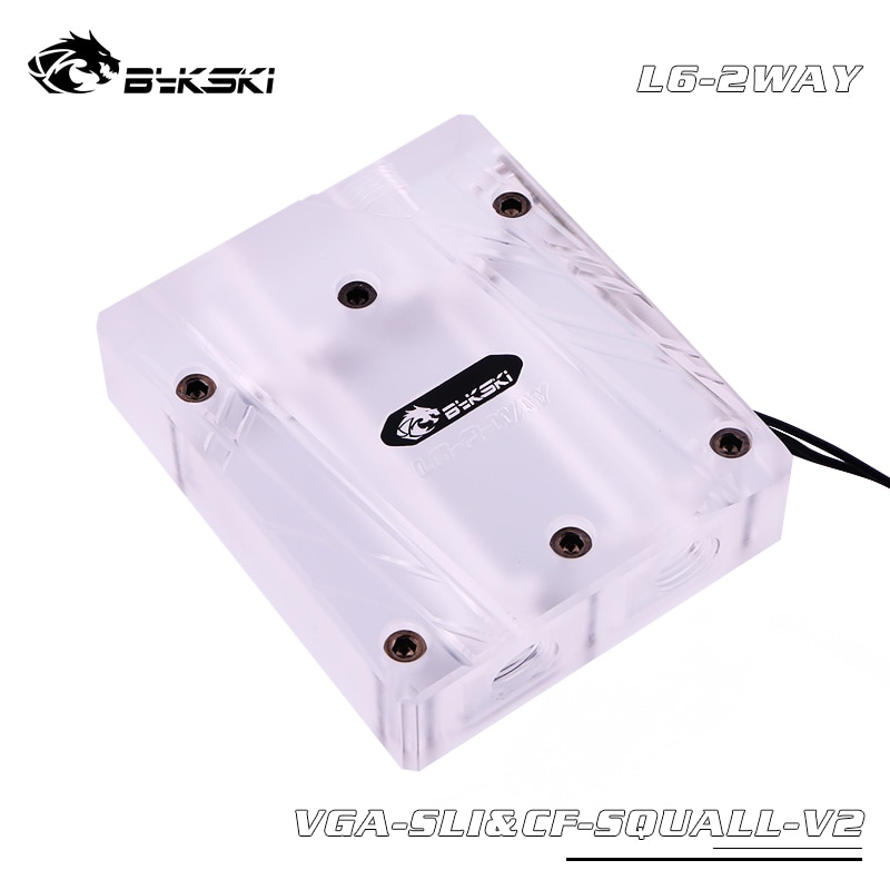 Bykski Graphics Card GPU Waterway Connection Adjustment Bridges Water Block Quad GPU 40mm SLI/CF Connection Bridge For Graphics