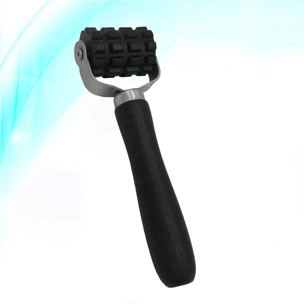 Car Sound Deadener Application Rolling Wheel Rubber Roller Noise Insulation Deadening Reducing Tool (Black)