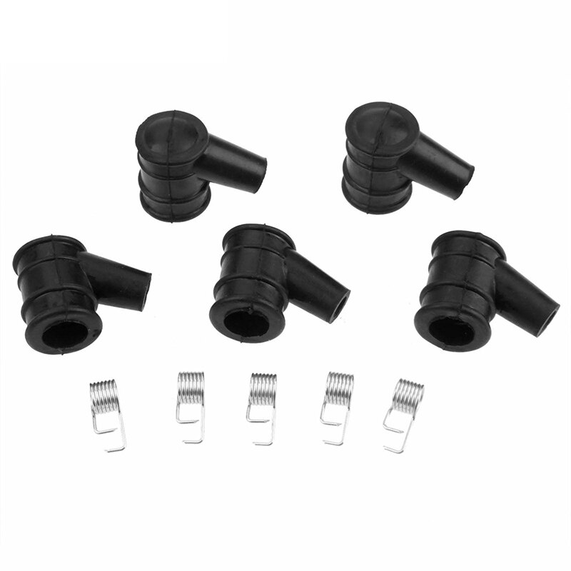 5Set Chainsaw Spare Parts Ignition Coil Cap+Springs 2Stroke For 4500 5200 5800 Chainsaw Parts