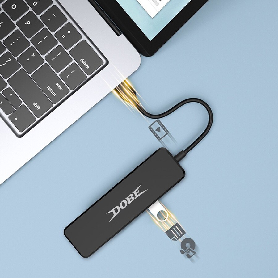 Ps4 Ps4 Slim Ps4 Pro Hub 4 Port USB 3.0 Hub High Speed USB Cable Adapter for PS4 NS XBOX360 Notebook PC Laptop USB Flash Drives