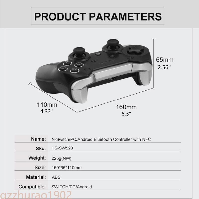 97QB Controlador juegos inalámbricos ergonómicos Joystick Joystick GamePad