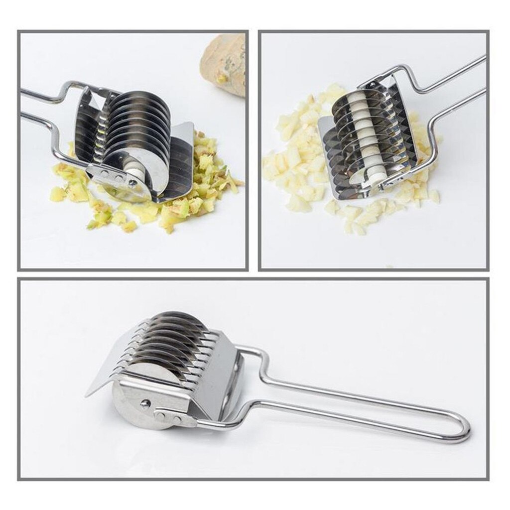 Stainless Steel Noodle Vegetables Cutter Solid Color Simple Cutter Multifunctional noodle cutting dessert tool #25