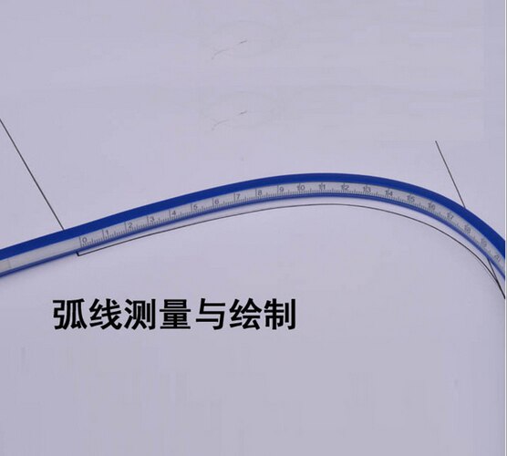 30/40/50/60 CM Flexible Curve Ruler Vinyl Plastic Drawing Paint Draw Bendy Curve Mesure Drafting For School Student Supplies