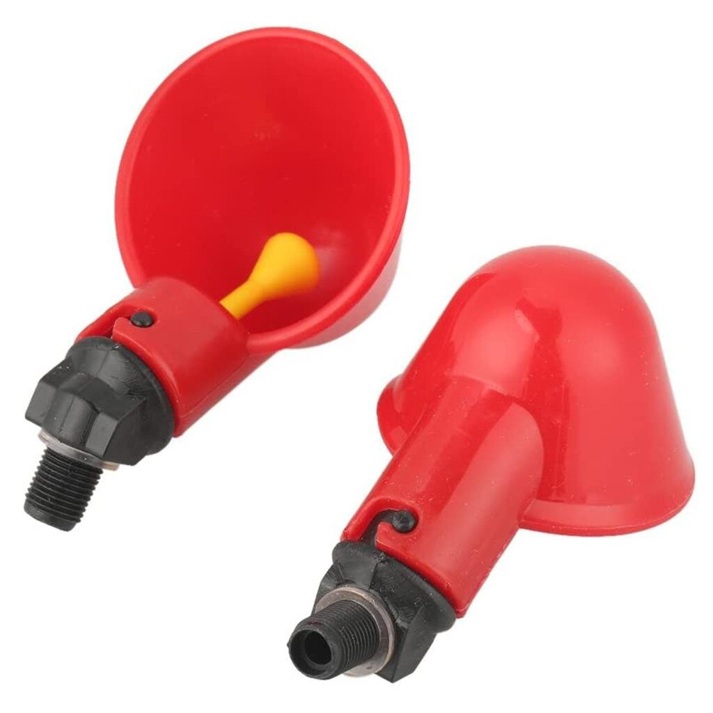 5/10PC Chicken Waterer drinkers Poultry Water Drinking Cups- Chicken Hen Plastic Automatic Drinker Birds Drinking Bowls Water