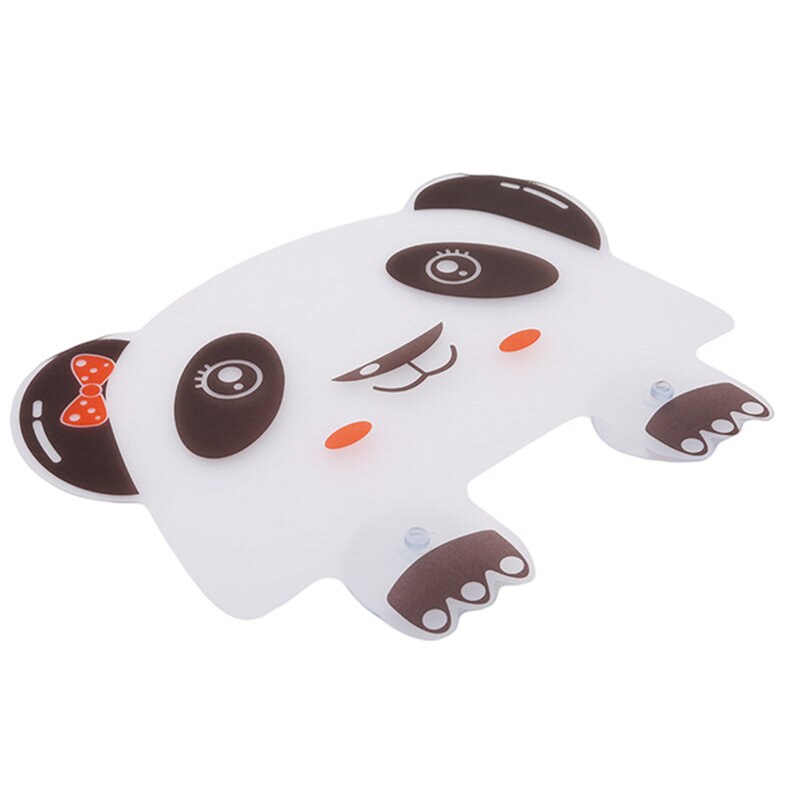 Söt panda vatten stänk skärm skydd baffelbräda sugande vatten baffel tallrik tvättställ baffel diskbänk bräda köksredskap