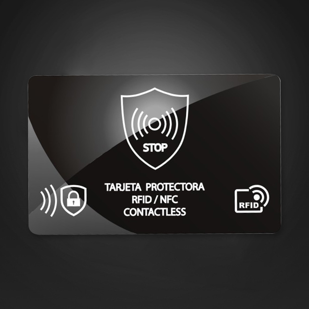 5-50PCS Draagbare RFID-blokkeerkaart Eén kaart Beschermt de hele portemonnee NFC-debit Credit Paspoortbeschermer RFID-blokkering Ultradun