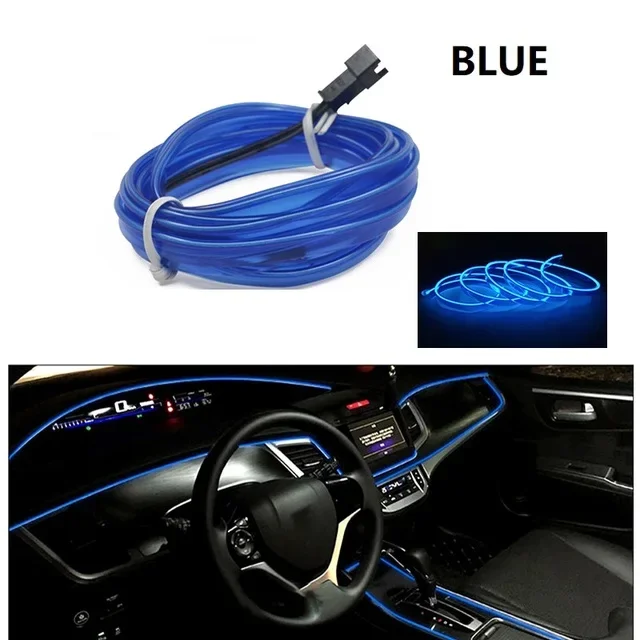 5m Car Interior Atmosphere Lighting LED Strip 5V D... – Grandado