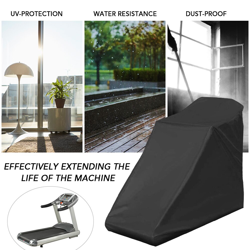 Elektrische Laufband Abdeckung Universal--Falten 210D Wasserdichte Staubdicht Laufende Maschine Abdeckungen gehen Pad Schild 200X150X95 cm