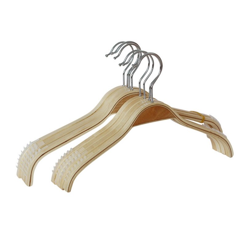 HARDW Amerikaanse rode ceder 5-pack houten jas, pak hangers met extra brede schouder, houten jas kleerhanger gladde luxe aromatische natuurlijke ceder met antislip schuim broek bar