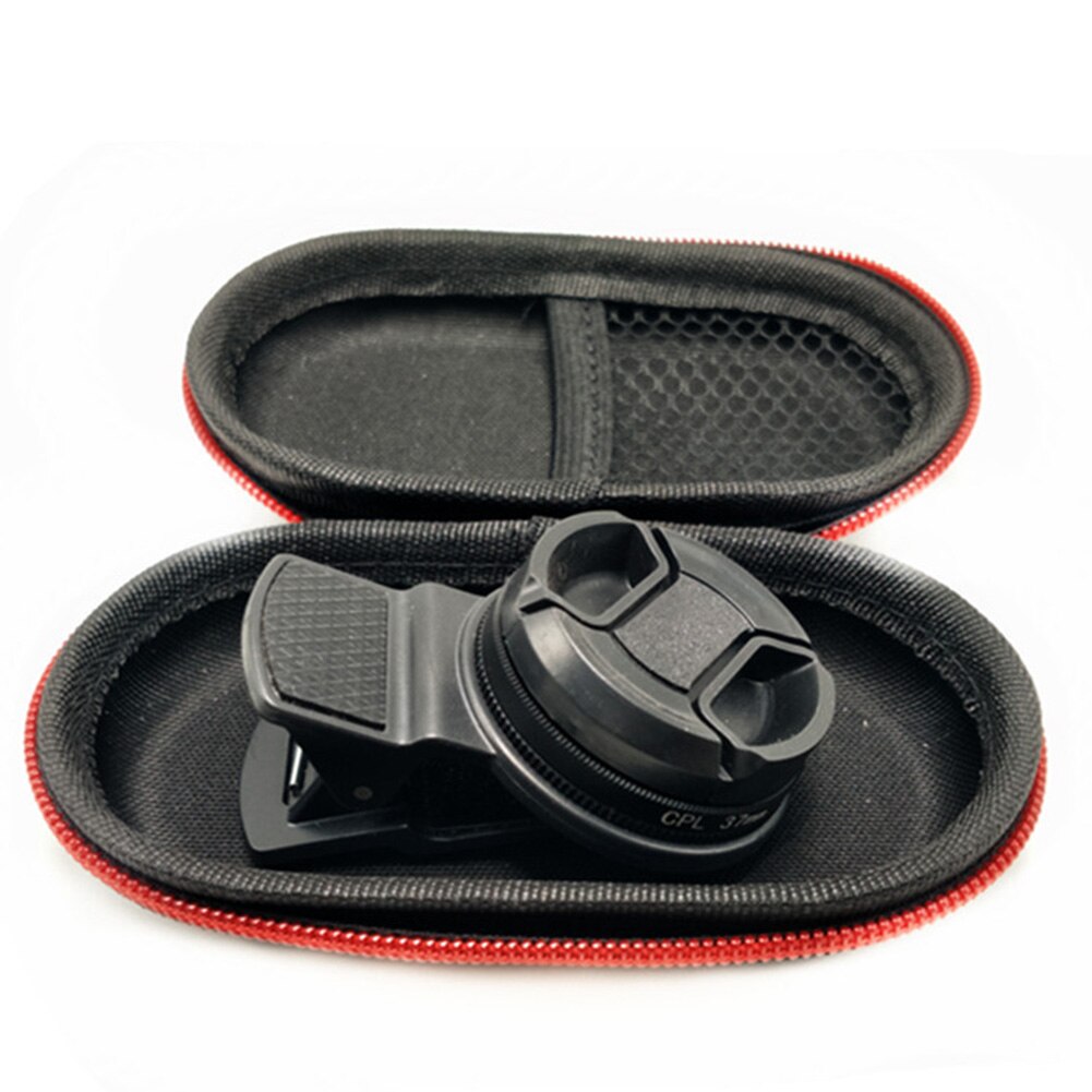 37MM Professionelle dauerhaft Objektiv Mit Clip Telefon Weitwinkel Schwarz CPL Filter Universal- Polarisator kreisförmig tragbar Kamera