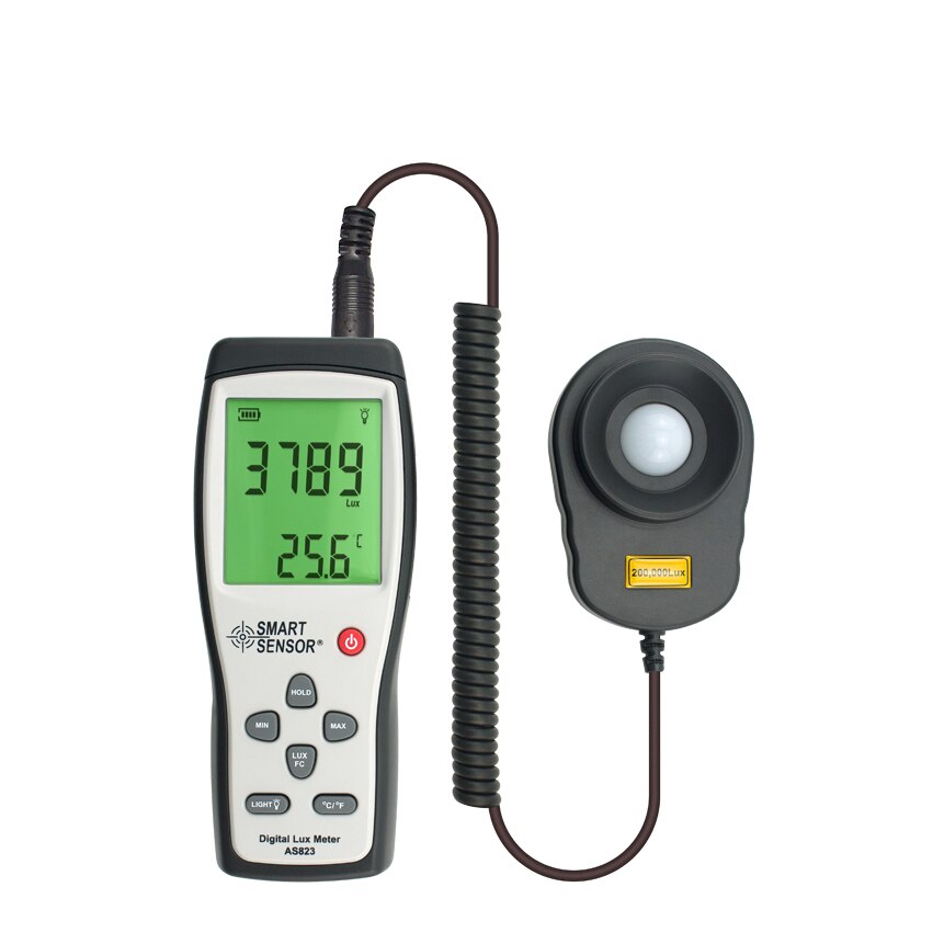 Digital Luxmeter Digital Lux meter 200,000lux High Accuracy Light Meter Photometer Illuminometer Spectrometer