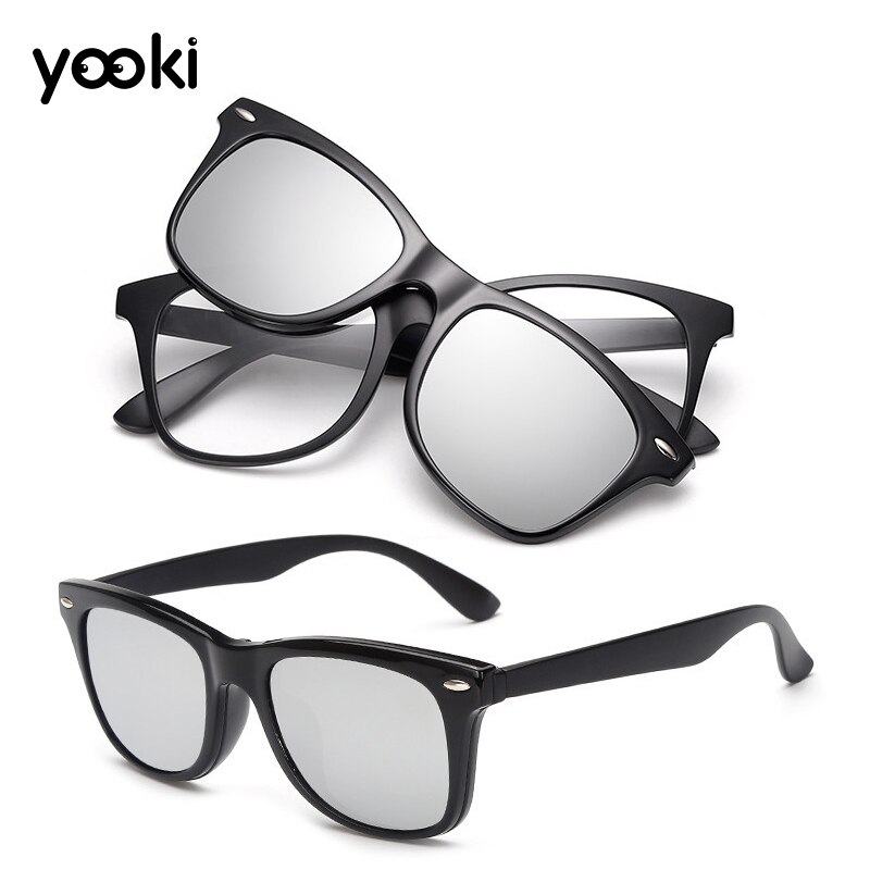 Sunglasses Invisible Coverage of Myopia Glasses Anti-Stun/Anti-UV Magnetic Adsorption Sunglasses: No 2