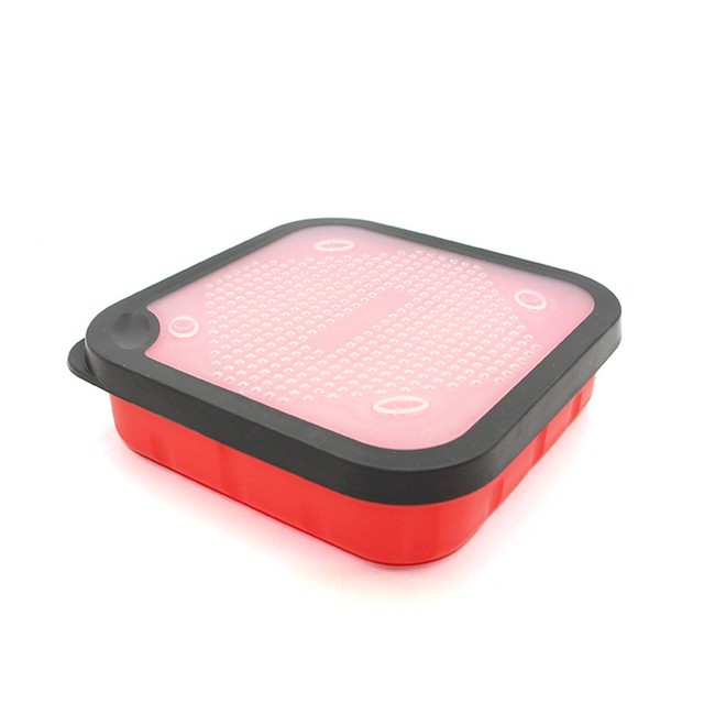 Fishing Maggot Bait Boxes With Breathable Fitting Lids Live Bait Storage Box Bloodworms Bait Container Pesca Iscas Fish Tackle: S