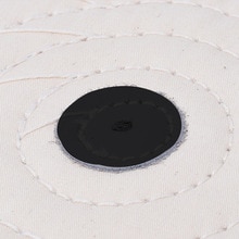6mm hole Cloth wheel 5inch White Cotton Polishing Pad Wheel Bench Grinder