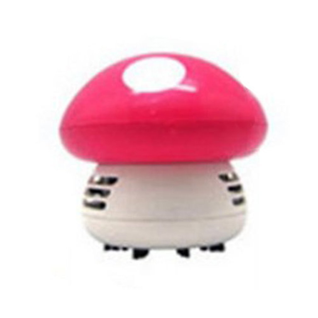 mini Aspirapolvere 6 Colori Carino mini fungo Angolo Scrivania Da Tavolo Della Polvere Aspirapolvere per auto computer di Casa Spazzatrice: VIOLA