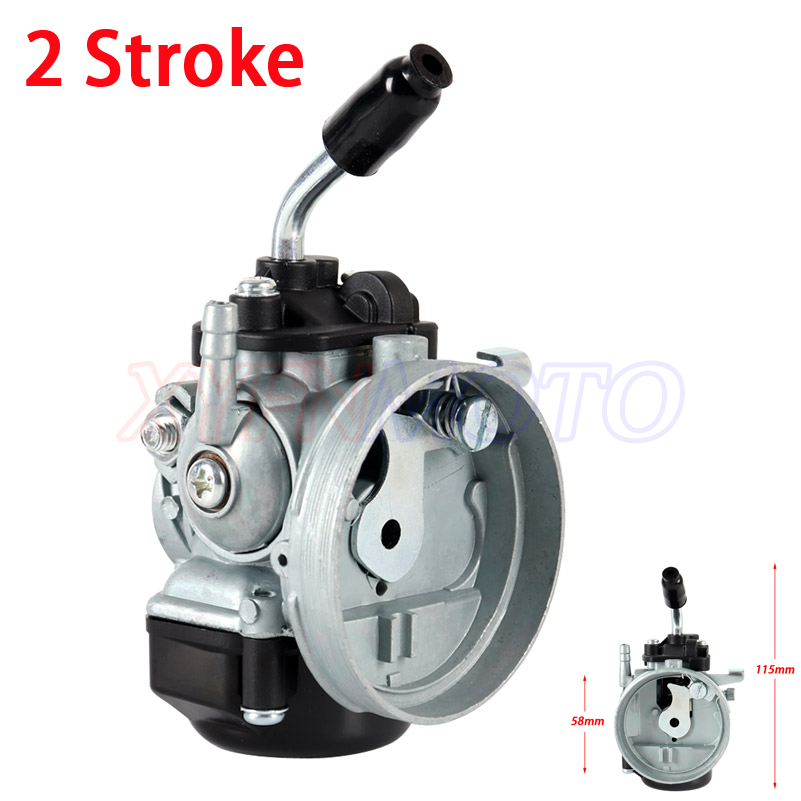 Carburateur Carb Voor 2 Takt Motor 50cc 60cc 80cc Gas Gemotoriseerde Fiets 47 49cc Pocket Bike Mini Moto Dirt atv Quad