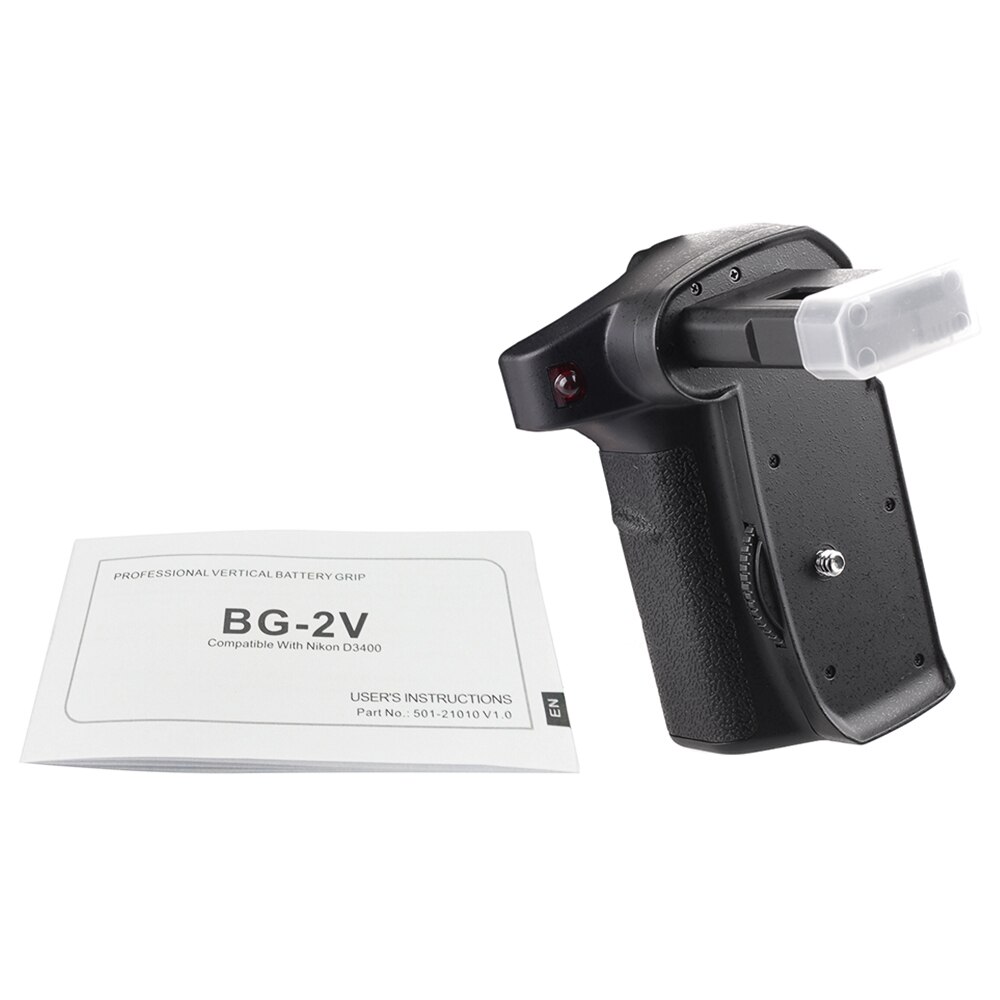 BG-2V Professionale Battery Grip Verticale Camera Battery Grip Holder Compatibile per Nikon Fotocamera D3400