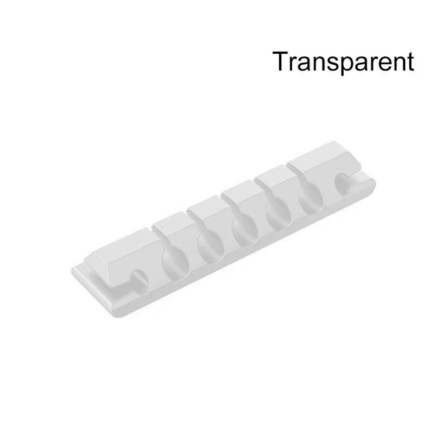 Silicone Cable Organizer USB Data Cable Winder Flexible Cable Management Cord Clips For Mouse Headphone Earphone Car Wire Holder: Brown
