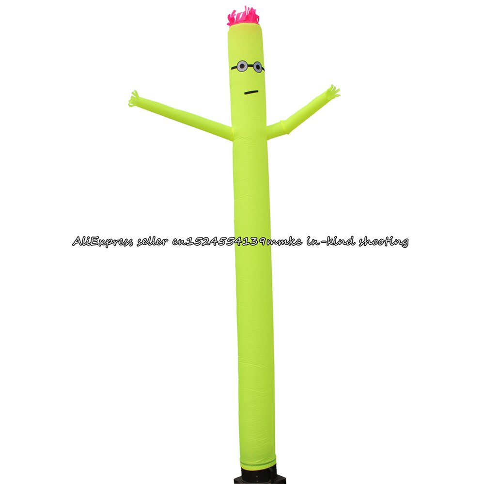 NUOVO 20ft 6 M Air Dancer Sky Dancer Tubo Gonfiabile Cielo Burattino Tubo Uomo Burattino Vento di Halloween Gonfiabile (No ventilatore): Minions-YG Green