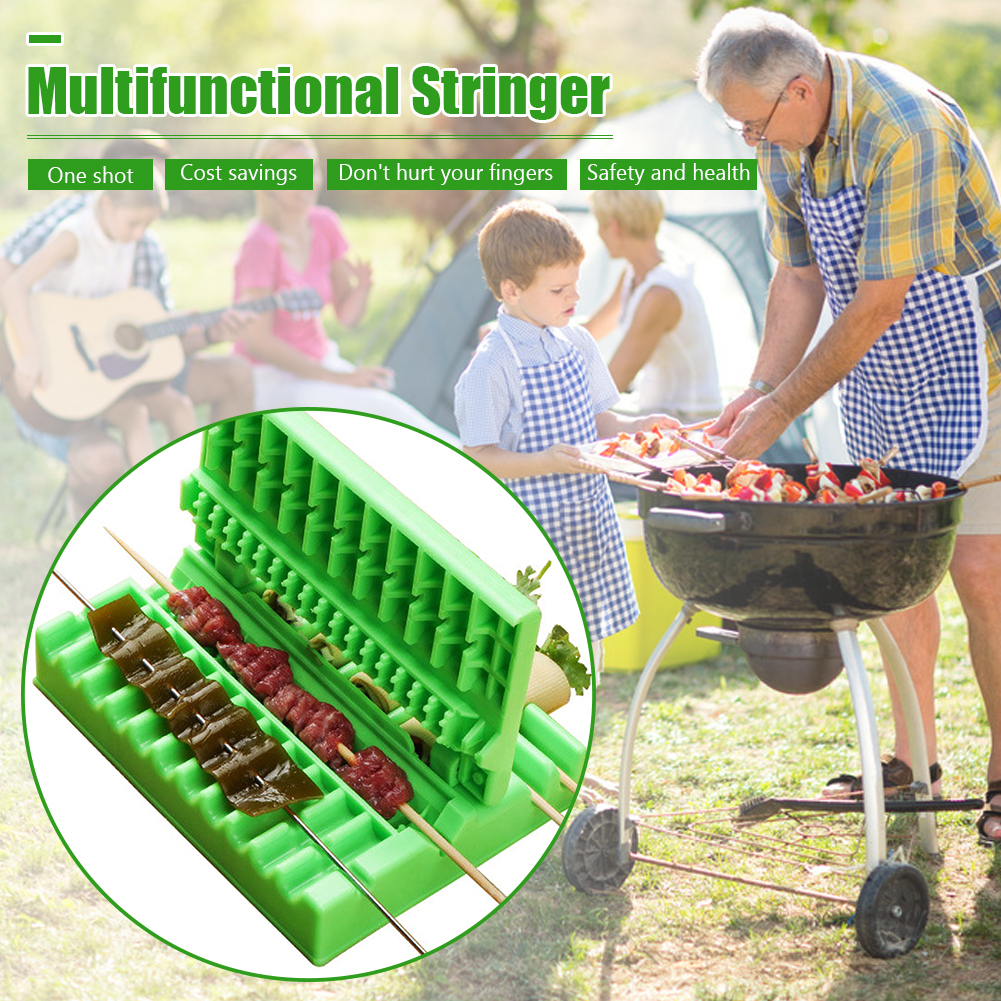 Multifunctionele Barbecue Kebab Maker Artefact Voedsel Vlees String Apparaat Spies