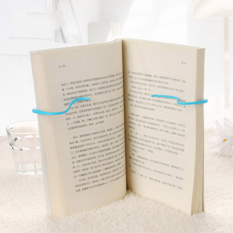 1pc Books Stand Reading Book Holder Foldable Bookend Bookshelf Lazy People Book Clip Reader Tool Plastic Bookmark