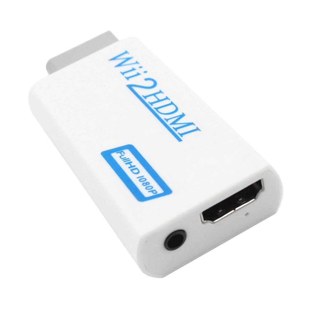 Voor Nintendo Wii Probleemloze Plug En Play Voor Wii Naar Hdmi 1080 P Converter Adapter Wii2hdmi 3.5 Mm Audio box Voor Wii-Link