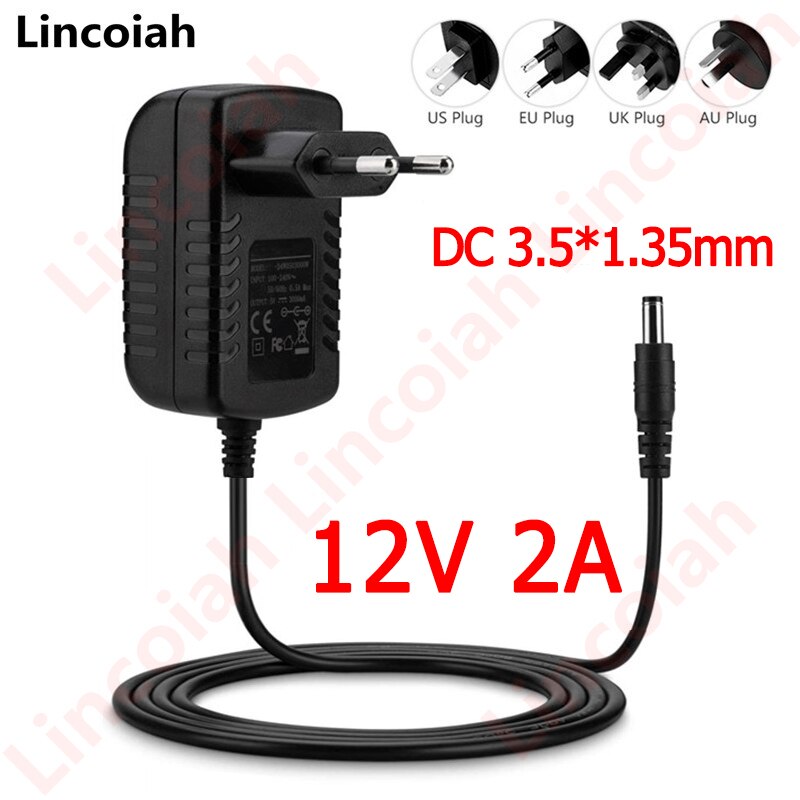 Chargeur 12V 2A 3.5x1.35m, pour CHUWI Lapbook SE 13.3 HeroBook Plus UBookPro UBOOK UBOOK X