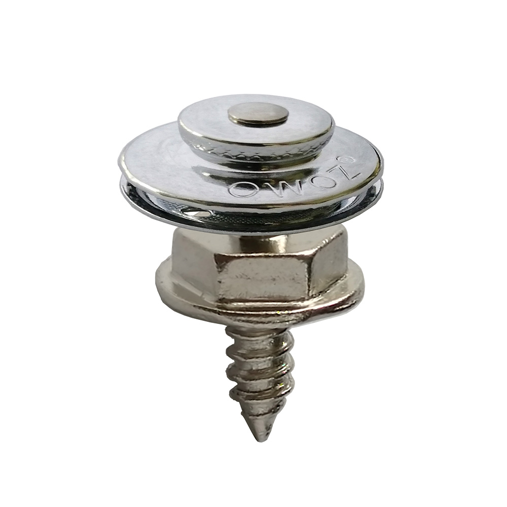 2 Sets Guitar Strap Lock Round Head Pins Screw For All Acoustic Electric Bass Guitar Strap Easy Fix/Remove Screw Accessories