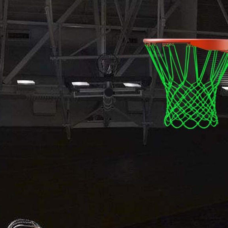 Light Up Basketball Hoop Kit Outdoor Basketball and Glow in The Dark Basketball Net Size 7- Night Basketball Sports