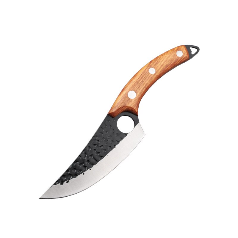 MHNTLOS couteau à désosser de cuisine en acier inoxydable fait à la main, couteau de pêche, couperet à viande, couteau de boucher en plein air: product  8