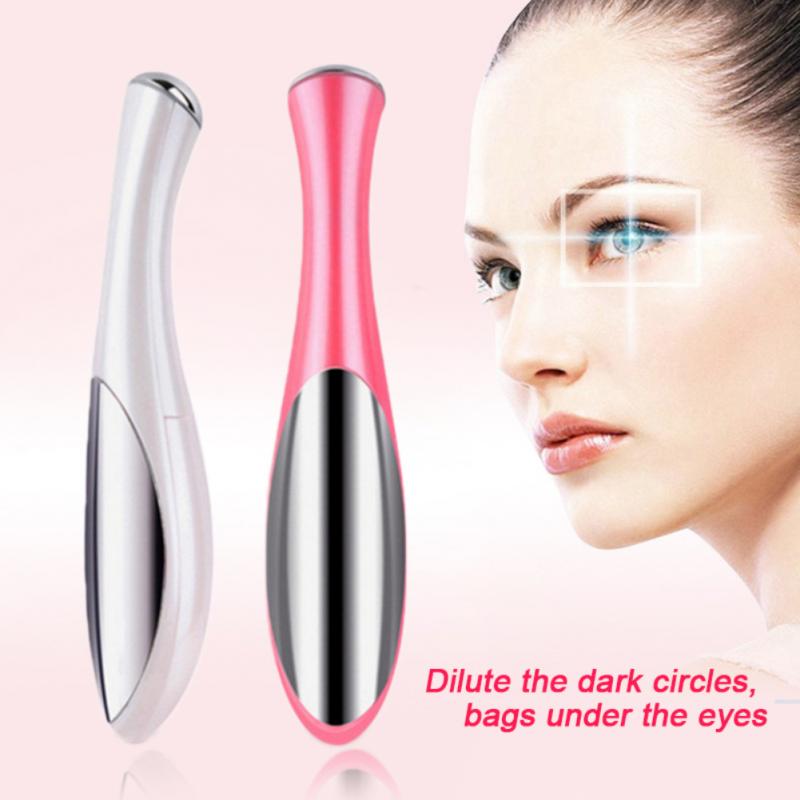 1Pc Mini Draagbare Elektrische Eye Massage Pen Rimpel Verwijderen Donkere Cirkel Wallen Verwijdering Verjonging Schoonheidsverzorging Tools Beginner