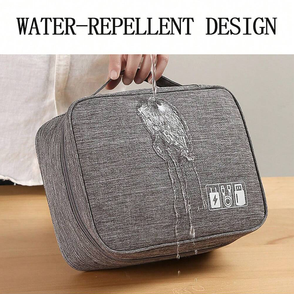 Travel Electronic Digital Storage Bag, Multifunctional High-capacity Earphones, Data Cable Protective Case, Dust Bag-DH